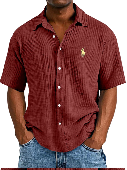 ᏒᎪᏞᏢᎻ ᏞᎪՍᏒЕΝ - Camicia da uomo Cool Comfort